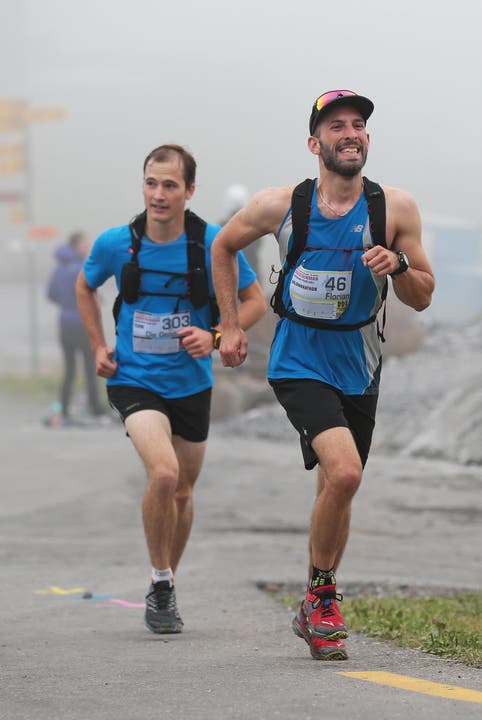 Wettkampf-Teilnehmer Florian Köpfli (rechts). (Bild: Roger Zbinden (Neue LZ))