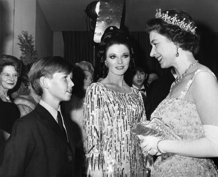 Die Queen bei der Premiere des Films "Dr. Dolittle" 1967. (Bild: Keystone)