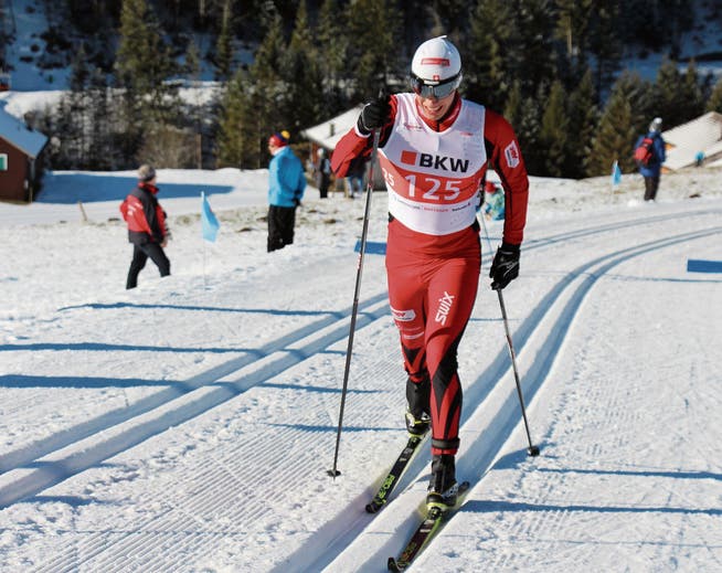 Zählt zu den Favoriten auf den Meistertitel: Pascal Christen, hier an den Schweizer Meisterschaften in Steg. (Bild: Martin Arnold (Steg, 13. Januar 2018))