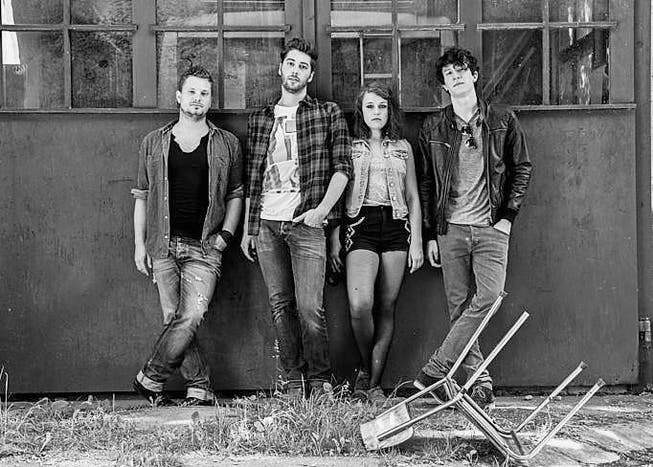 Headliner Manolo Panic: Die vier jungen Musiker aus Zürich haben Anfang Jahr ihr Erstlingswerk «Helpless & Strange» veröffentlicht. (Bild: pd)