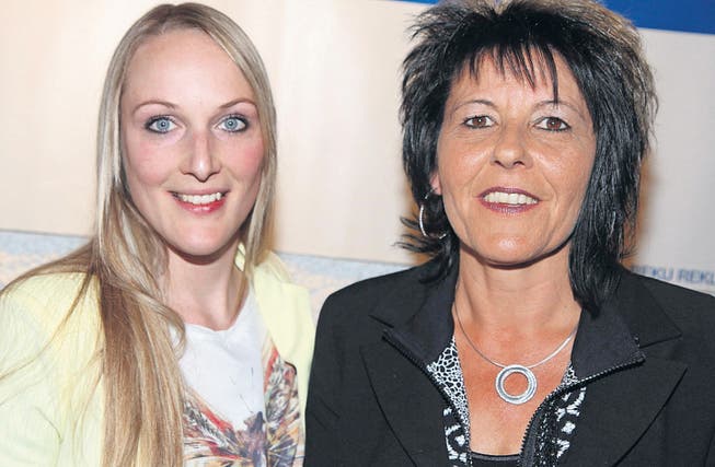 Frauenpower im Oberbürer Gewerbeverein: Das neue Vorstandsmitglied Victoria Höfliger (links) und die neue Präsidentin Hildi Rutz. (Bild: Philipp Stutz)