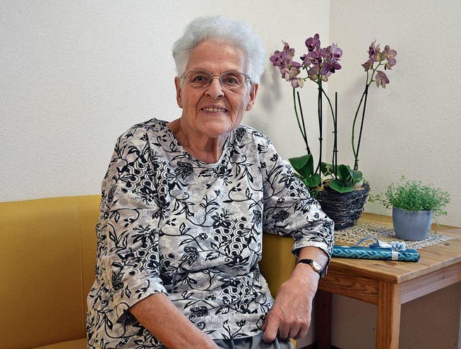 Alice Hürlimann blickt kurz vor dem 86. Geburtstag auf ein spannendes Leben zurück. (Bild: Adi Lippuner)