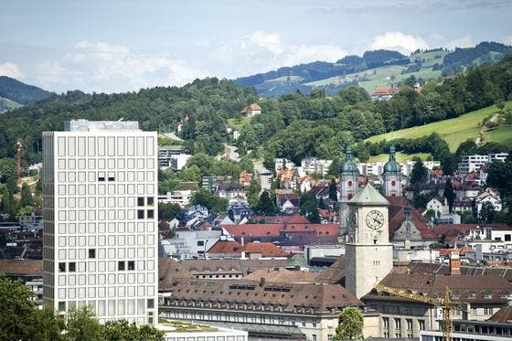 Die Jungen Grünen wollen die Teile der Stadt St.Gallen vor einer Überbauung retten. (Bild: Urs Bucher)