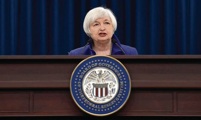 US-Notenbankchefin Janet Yellen verkündet den Anfang vom Ende der ultralockeren Geldpolitik. (Bild: ky/Susan Walsh)