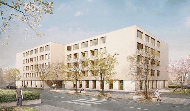 Die Jury entschied sich für den Vorschlag von Gähler Flühler Architekten für das Alterszentrum Fürstenland. (Bild: Visualisierung: pd/Gähler Flühler Architekten)