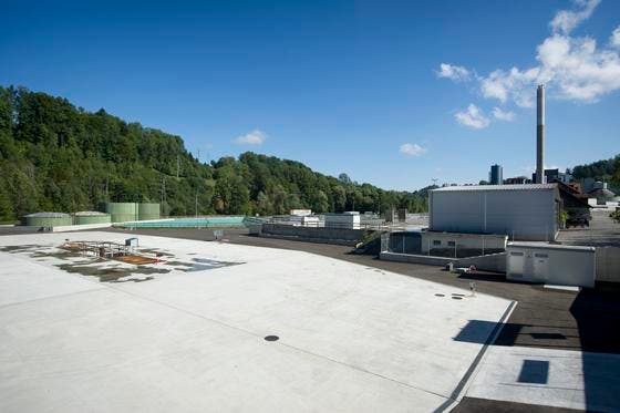 Die Geothermie-Baustelle im Sittertobel: Hier soll heisses Wasser Energie liefern. (Bild: Urs Bucher/Archiv)