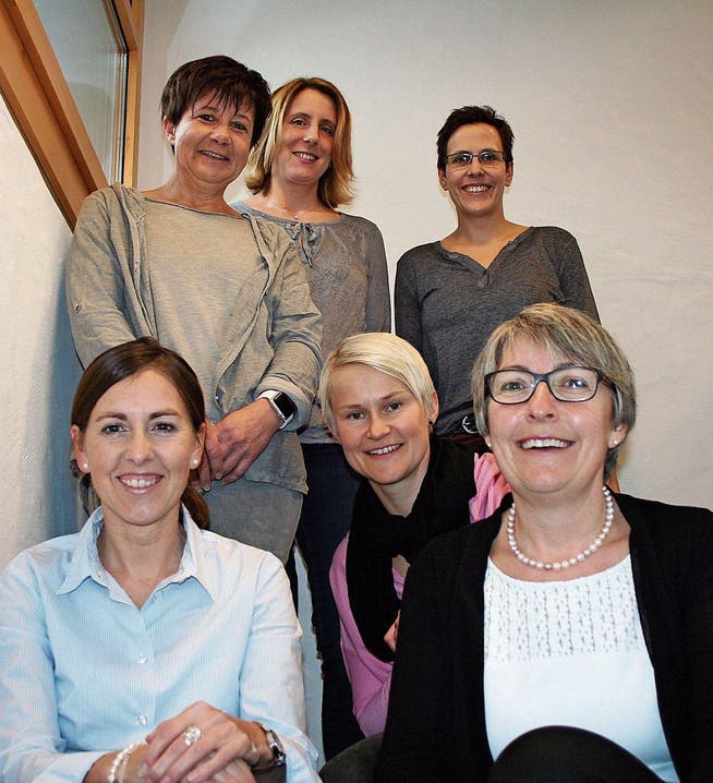 Der Vorstand wurde aufgestockt: (vorne v. l.) Daniela Kobler, Maria Loher, Lilian Ammann, (hinten v. l. ) Susi Bürgi, Daniela Mosch und Karin Kühnis. (Bild: pd)