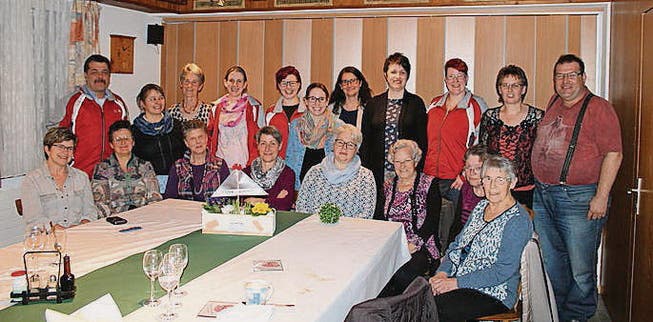 Die Samariter von Oberrindal und Umgebung feierten das 70-Jährige. (Bild: pd)