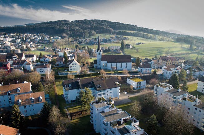 Die Ortsplanung der Gemeinde Wittenbach birgt Streitpunkte, allen voran die Entwicklung auf dem Dorfhügel. (Bild: Benjamin Manser)