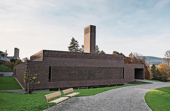 Der Neubau des Krematoriums im Friedhof Feldli hat rund 20 Millionen Franken gekostet. (Bild: PD)