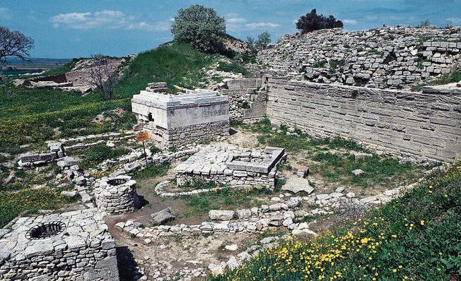 Ruinen des antiken Troja in der Türkei. (Bild: De Agostini/Getty)