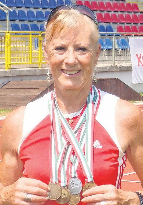 Marianne Maier gewann an der Masters-Europameisterschaft in Ungarn viermal Gold und einmal Silber. (Bild: pd)