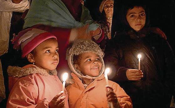 «Solidarische Weihnachten» bringen Licht ins Leben der Flüchtlinge. (Bild: pd)