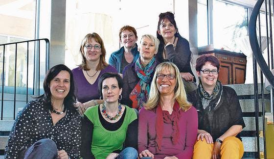 Engagierte Frauen: Ein Teil der Mitglieder von Vorstand und kep; sie suchen auf die Hauptversammlung 2014 eine neue Kollegin als Präsidentin. (Bild: pd)