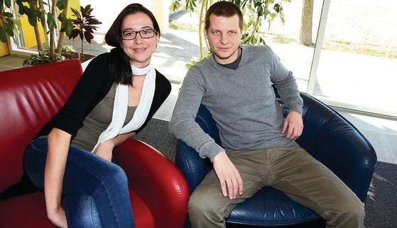 Der 33-jährige Tino Thür und die 30-jährige Sonia Garcia Lopez eröffnen schon bald den ersten Restaurant-Kurier im Rheintal. (Bild: Susi Miara)