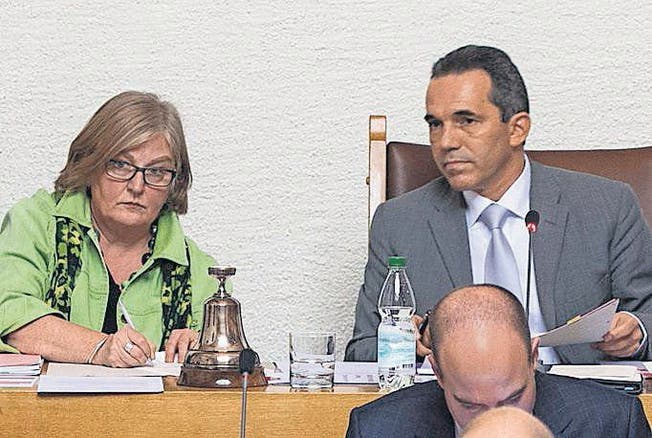 Auf Marcel Rotach (FDP) folgt 2014 Marie-Theres Thomann (SP) als Präsidentin des St. Galler Stadtparlaments. (Bild: Luca Linder)