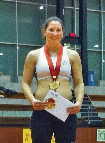 Judith Schmidmeister wurde Schweizer Meisterin im Hallen-Mehrkampf. (Bild: pd)