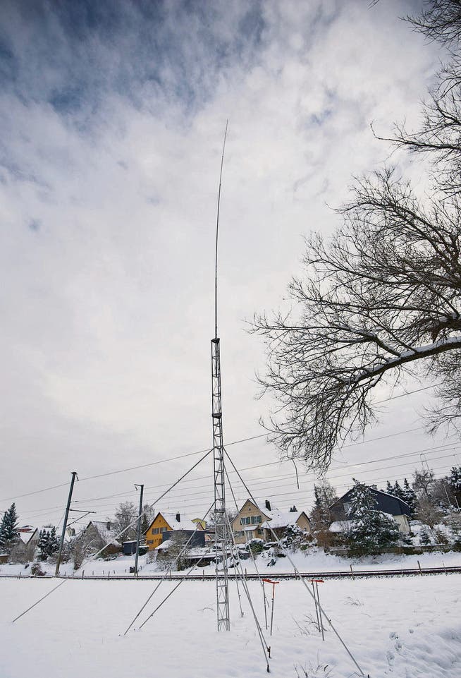 Die in der ersten Instanz bewilligte Antenne im Gebiet Büel soll 30 Meter hoch werden. (Bild: Urs Bucher)