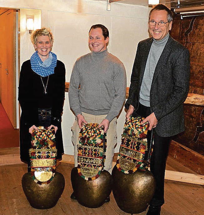 Barbara Betschart, Martin Pizzol und Roland Inauen (rechts). (Bild: Stefan Etter)