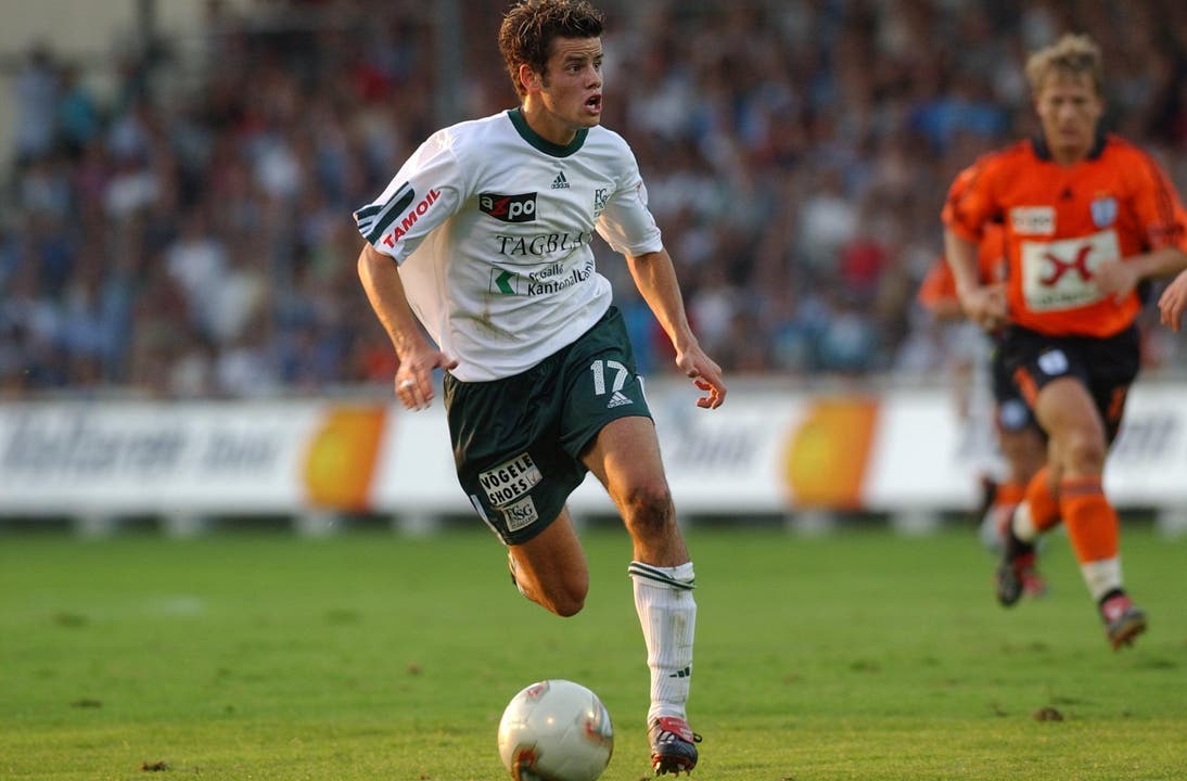 Der 19-jährige Tranquillo Barnetta verliess den FC St.Gallen im Sommer 2004 in Richtung Leverkusen. Dem Club bescherte er eine Ablösesumme von 270'000 Franken. Seit der aktuellen Rückrunde trägt das St.Galler Eigengewächs wieder grünweiss. (Bild: Archiv STG)