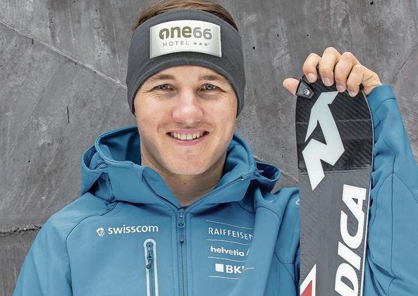 Cédric Noger hat auf diese Saison hin seine Skimarke gewechselt. (Bild: PD)