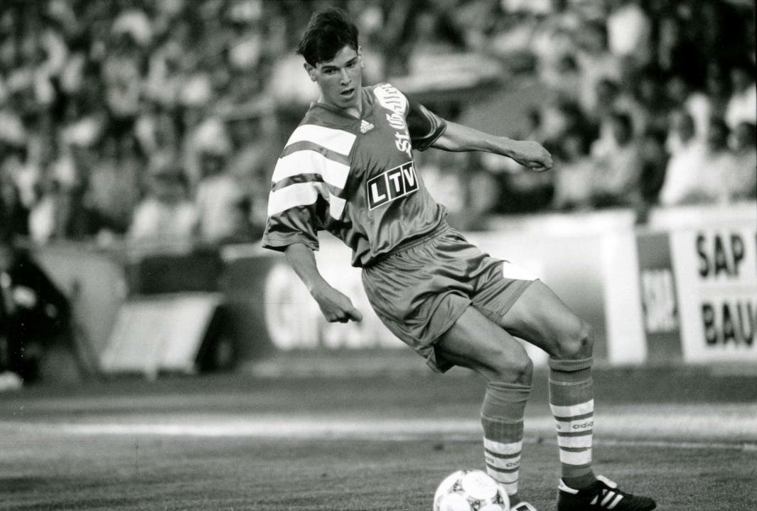 Mario Frick wechselte im Sommer 1996 vom FC St.Gallen zum FC Basel. Der damals 21-jährige Liechtensteiner kostete die Bebbis damals 220'000 Franken. 15 Jahre später kehrte Frick zurück in die Ostschweiz - mit überschaubarem Erfolg. (Bild: Ralph Ribi)