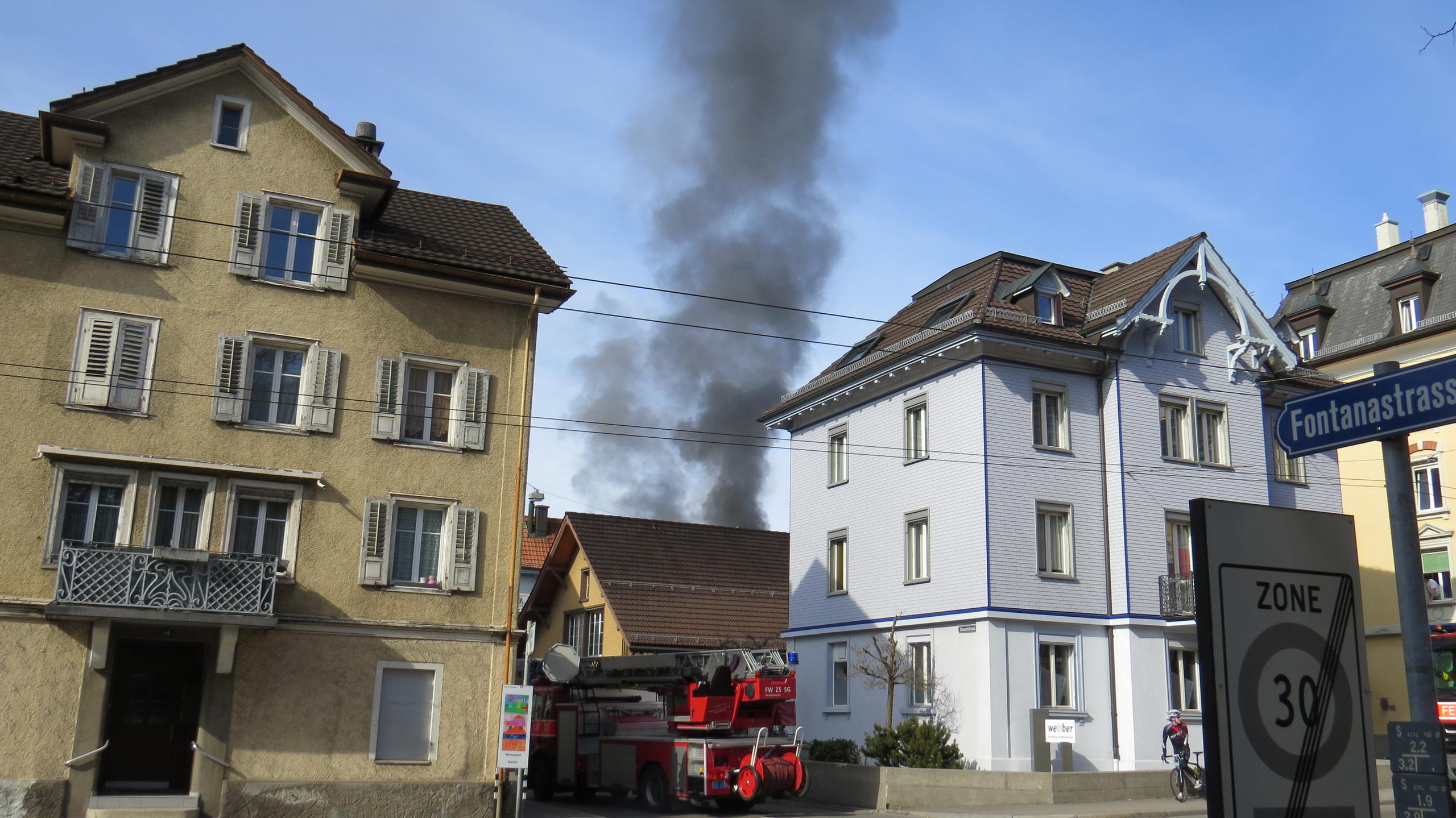 Feuer In St.Gallen