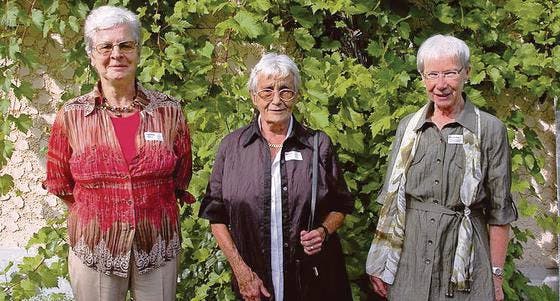 Engagieren sich seit über 30 Jahren als Freiwillige für Pro Senectute Ausserrhoden: (von links) Verena Keller, Iris Staub und Anny Bünting. (Bild: pk)