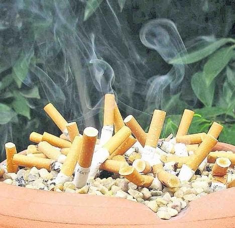 Der Lungenliga geht das aktuelle Rauchverbot zu wenig weit. (Bild: Claudia Hautumm/Pixelio)