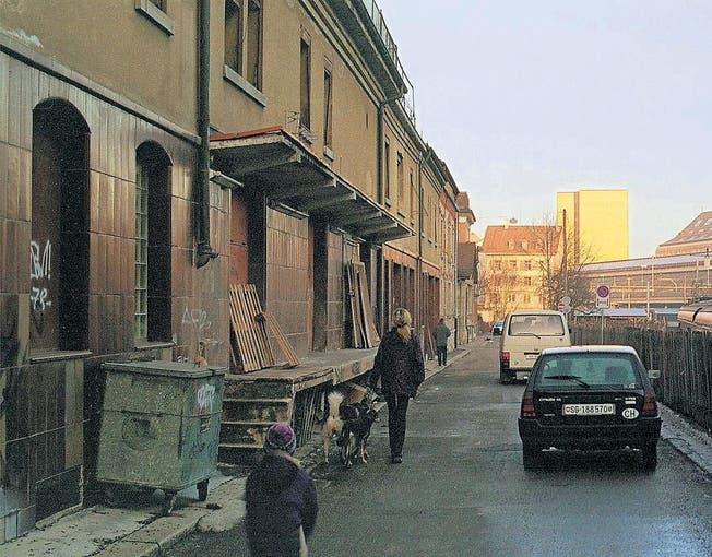 Die alte Stadtmolkerei an der Lagerstrasse wurde 2006 abgerissen. Heute steht dort ein Neubau des KV. (Archivbild: Michel Canonica)