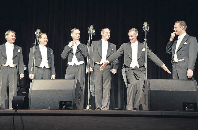 Immer für ein Spässchen zu haben: Die Berliner Comedian Harmonists. (Bild: Kathrin Meier-Gross)