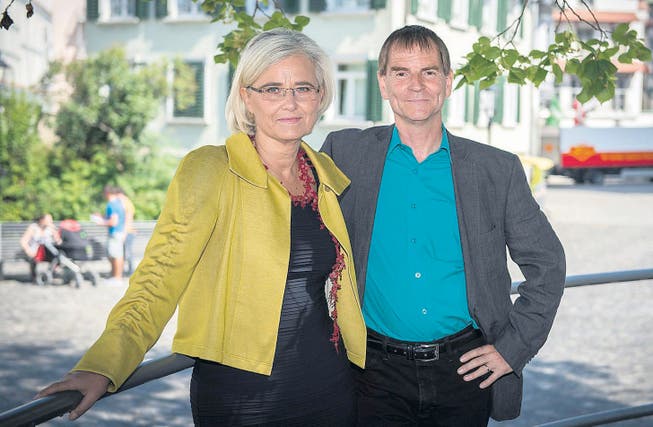 Doris Königer und Peter Jans: Wer darf für die SP zur Wahl um die Nachfolge von Stadtrat Fredy Brunner antreten? (Bild: Urs Bucher)