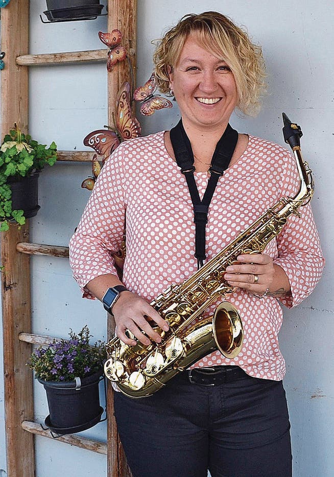 Katja Raschle sagt: «Musik ist meine Leidenschaft.» (Bild: Peter Jenni)