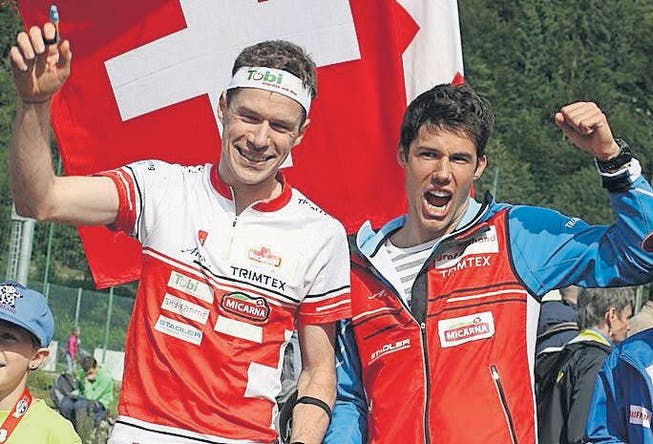 International erfolgreich: Daniel (links) und Martin Hubmann. (Bild: Urs Huwyler)