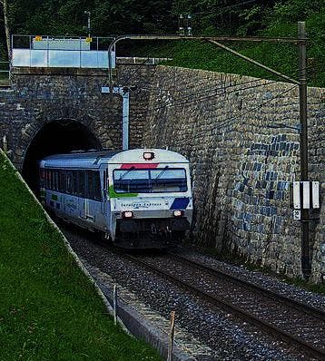 Rickentunnel-Ausfahrt Kaltbrunn. (Bild: SOB)
