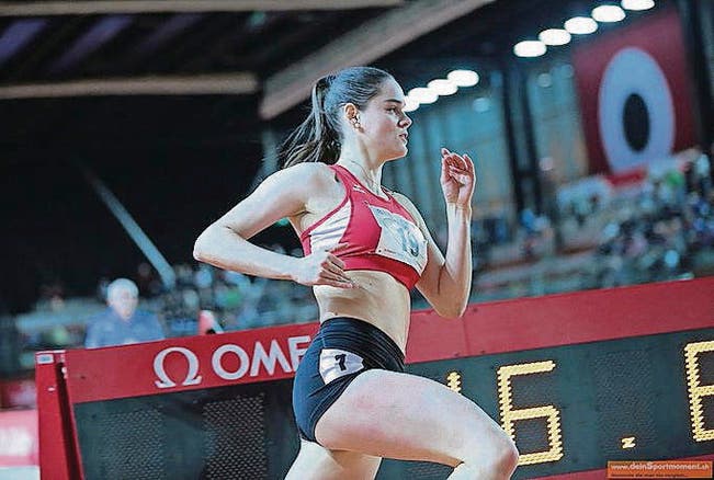 Carol Koch läuft an den Hallen-Meisterschaften auf Rang acht. (Bild: pd)
