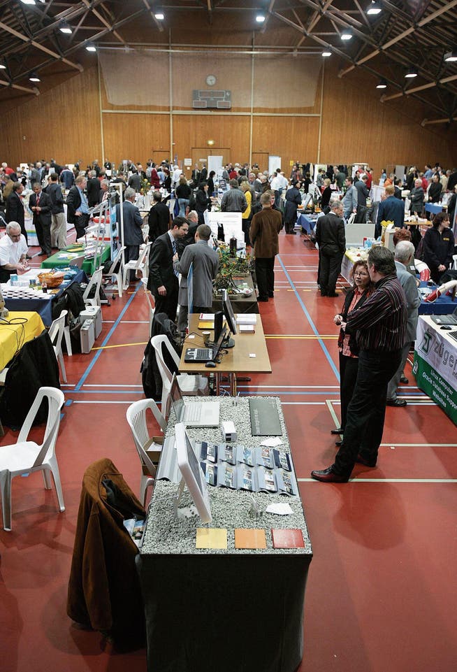Tischmesse in der Frauenfelder Rüegerholzhalle im Jahr 2006. (Bild: Susann Basler (10. Februar 2006))