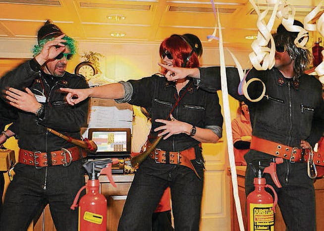 Vielleicht tut sich ja auch etwas bei der Feuerwehr? Hier die Clique Füürios bei ihrem letzten Auftritt 2013. (Archivbild: he)