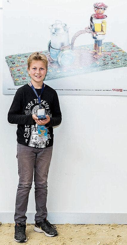 Samuel Schlegel aus Grabs gewann einen Preis bei den Jugendlichen. (Bilder: PPR/Nick Soland)