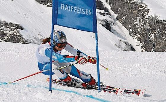 Michelle Basler hat auf den Ski grosse Fortschritte erzielt. (Bild: übc)