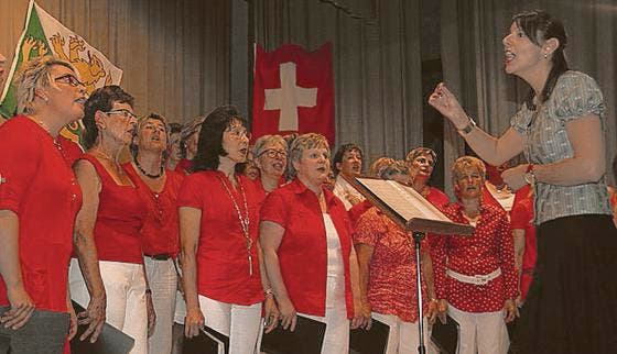 Der Damenchor Balterswil singt sich durch die Schweiz. (Bild: Christoph Oklé)