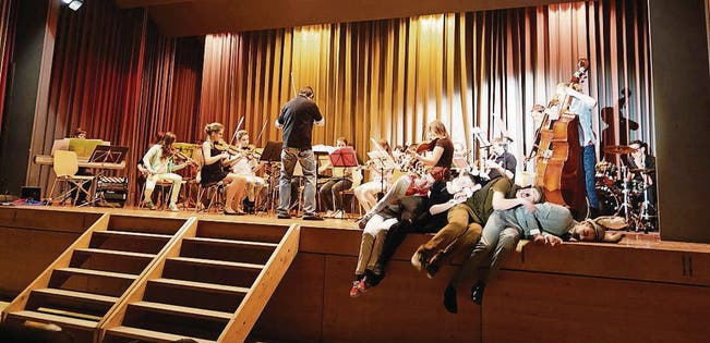 Am Instrumentenparcours kommt auch das Musical «Bremer Stadtmusikanten» zur Aufführung. (Bild: pd)