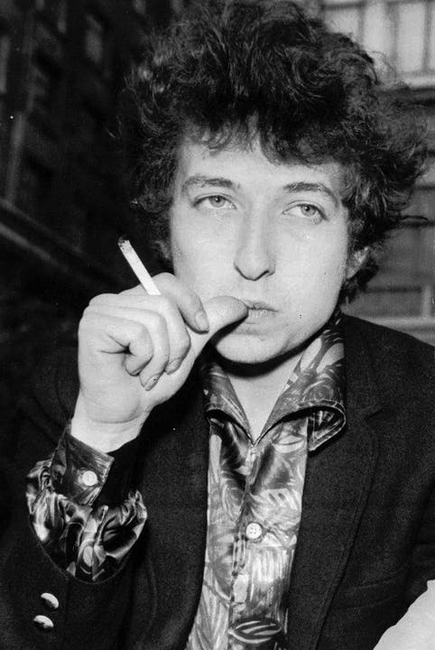 Ein Bild aus jungen Jahren: Dylan 1965 in London. (Bild: Keystone)