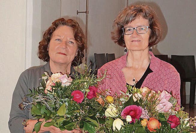 Die Scherzinger Messmerinnen: Bettina Schenk und Anneliese Jäger. (Bild: pd)