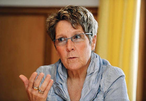 Barbara Kern, Präsidentin SP Thurgau, kritisiert die Lohnschere. (Bild: Nana do Carmo)