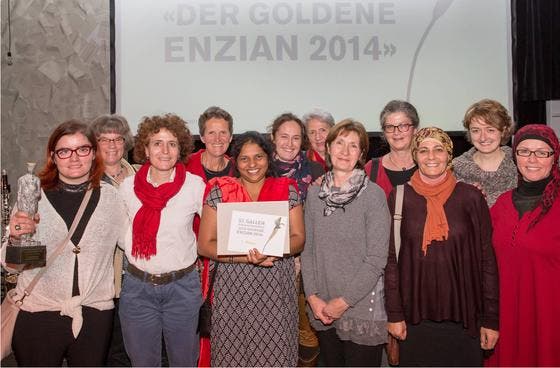 Das Projekt «Kochen International» aus Wattwil erhielt den goldenen Enzian. (Bild: pd)