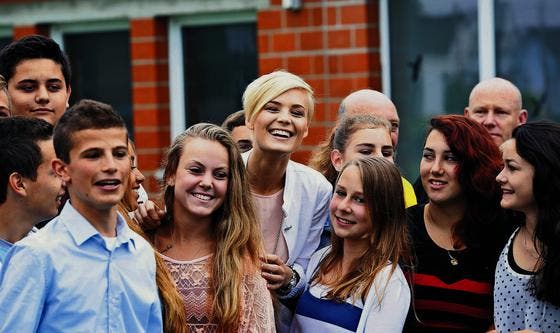 Schüler flirten mit lehrerin