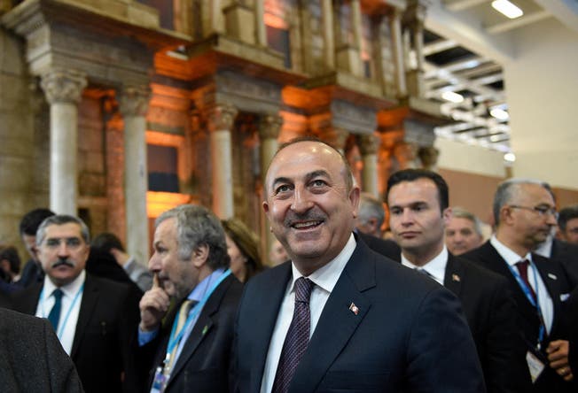 Der türkische Aussenminister Mevlüt Cavusoglu. (Bild: A3464/_RAINER JENSEN (DPA dpa))