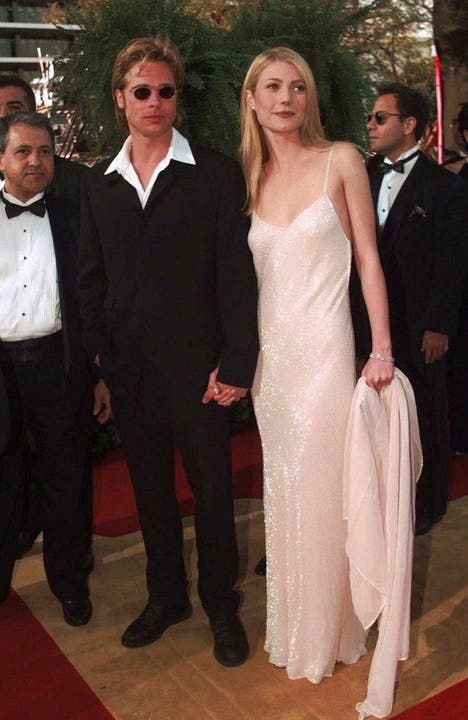 Nach dem Beziehungsende mit Juliette Lewis hat Brad Pitt bald eine neue Frau an seiner Seite: Schauspielerin Gwyneth Paltrow. Das Paar lernte sich bei den Dreharbeiten zum Thriller "Seven" kennen. (Bild: Keystone)