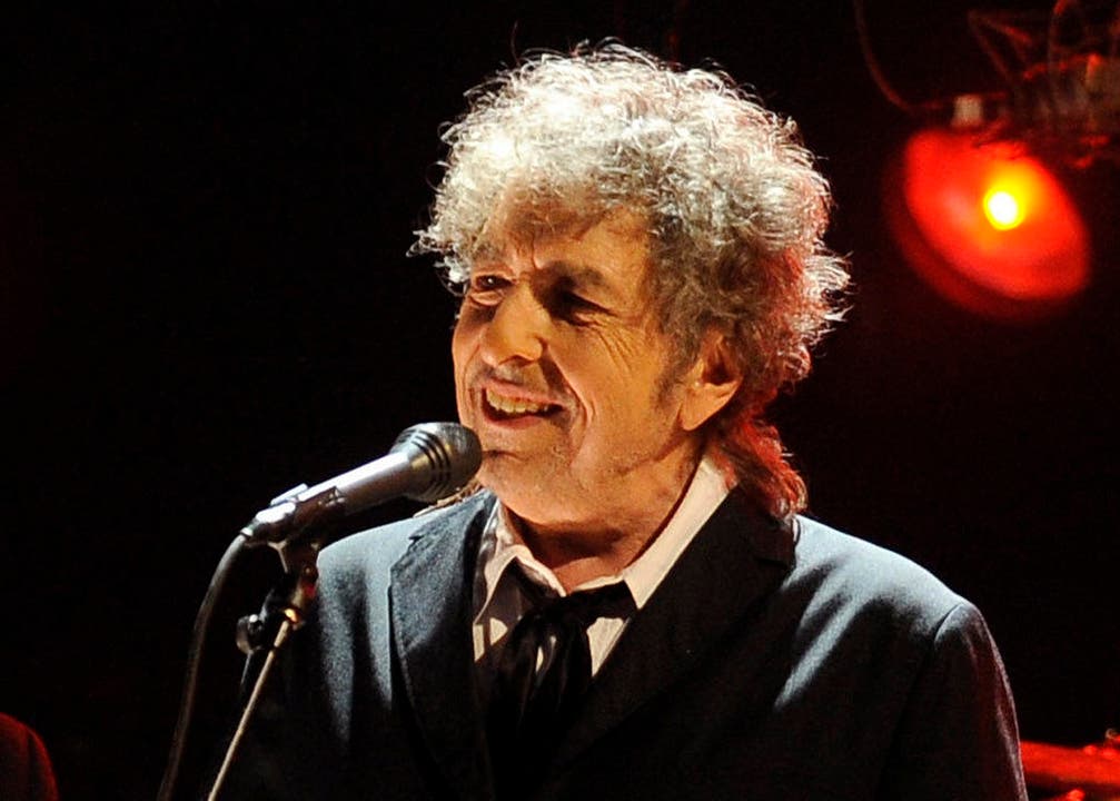 Bob Dylan ist am Dienstag, 23. Mai, 75 Jahre alt. Zu auserwählten Bildern des Musikers gibt es hier sieben unbekannte Geschichten über Dylan zu lesen. (Bild: Keystone)